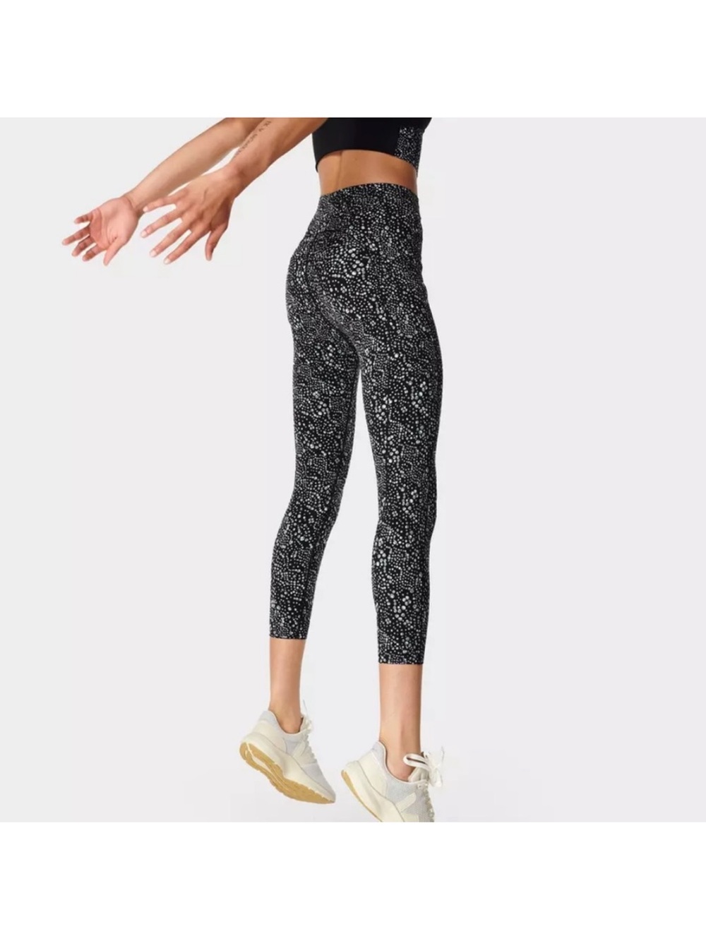 Sweaty Betty 7/8 Length Power Leggings NWT Small Adagio Dance Blue Celestial